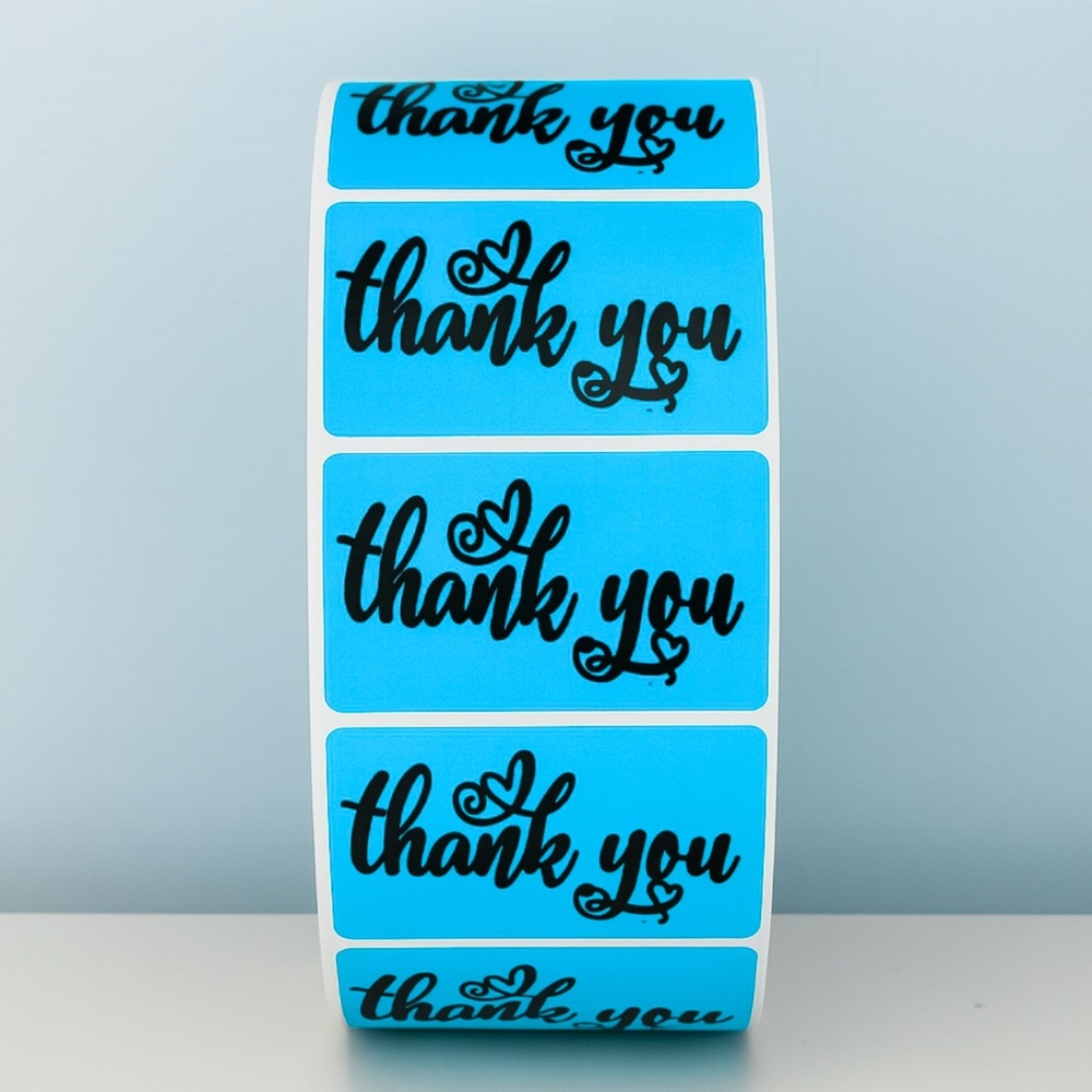 Small Business Thank You Stickers - Heart Packaging -Customer Appreciation label